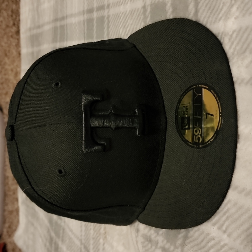Texans New Era Hat size 7 black in black